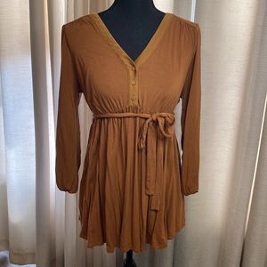 Empire Waist Maternity Top - Size M